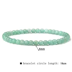 4mm Green Aventurine Puncture / 19cm