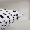 Wholesale Plush double-sided black and white spots pillow cushion cover