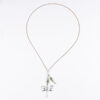 Wholesale Vintage Wax Rope Dragonfly Pendant Necklace