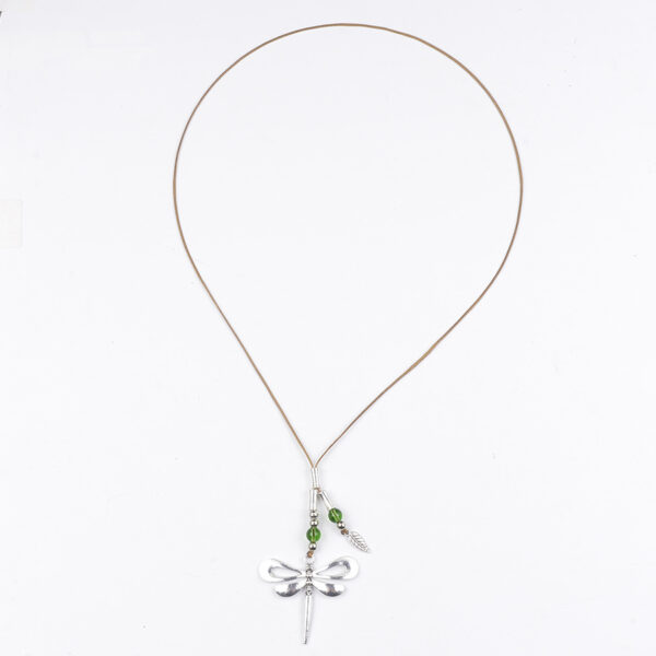 Wholesale Vintage Wax Rope Dragonfly Pendant Necklace