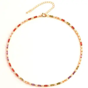 Color Necklace / 18K