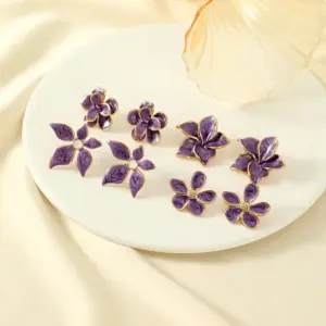 Multicolor / Average Size / Purple Four-Piece Set