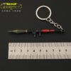 oly-7b451c932fe54ab77d422169d5a2488e Wholesale Heping elite peripheral metal chicken pendant RPG mini rocket launcher alloy keychain 9cm