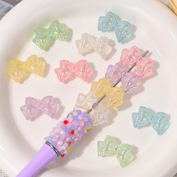 oly-7b4b7d112bc86ff390758e81241a0519 Wholesale Summer Fresh Transparent Bow Light-Changing Luminous Beads