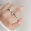 Wholesale Simple Style Sun Moon Copper Plating Open Ring
