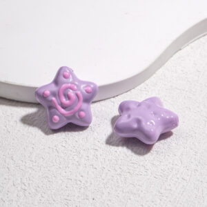 Purple / 20*19*8.5mm, aperture approximately 2.5mm