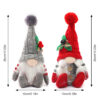 Wholesale Christmas Doll Knitted Pointed Hat Sitting Decoration