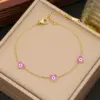 Wholesale Stainless Steel 18K Gold Plated Commute Plating Heart Shape Bracelets