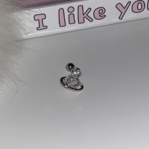 D833-ear bone nail-single-small planet