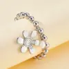 Real Gold Plated Smile Face Heart Shape Flower 304 Stainless Steel Casual Hip-Hop Waterproof Non Tarnish Bracelets