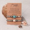 Wholesale Bohemian Vintage Turquoise Beaded Braided Bracelet