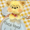 Wholesale 10pcs/pack 3.5cm Wire Black Mini Glasses Confused Doll Accessories