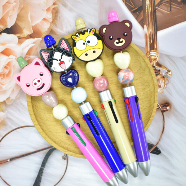 oly-7b88ceead655bb202c5efb3d2ad88f28 Wholesale Cartoon animal beaded PVC soft rubber beads