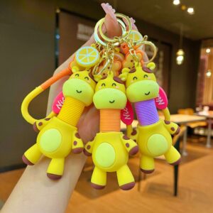 Telescopic giraffe [yellow mixed hair]