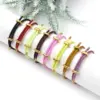 Wholesale Fashion Round Titanium Steel Plating Bracelets 1 Piece