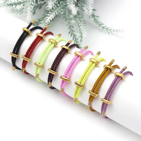 Wholesale Fashion Round Titanium Steel Plating Bracelets 1 Piece