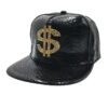 Wholesale crocodile pattern baseball cap alloy ill PU leather along the flat cap hip hop hat a generation of hair