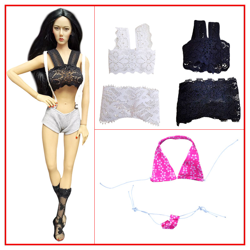 Wholesale Height 30cm toy doll underwear rubber-coated pajamas lace