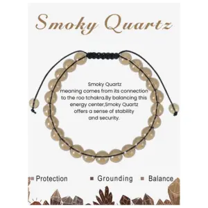 Tea Crystal Bracelet 18cm