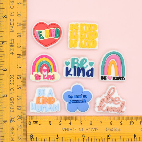 Wholesale English phrase series cartoon beads