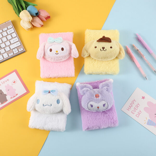 Wholesale Cartoon Plush Notebook Gift