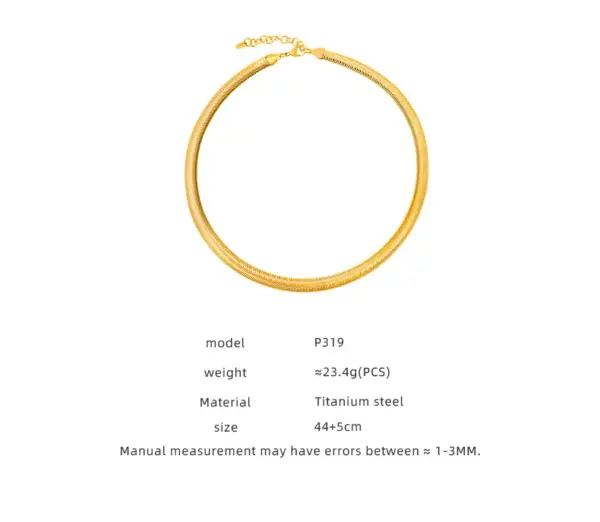 Wholesale 304 Stainless Steel Solid Color PVD Coated 18K Gold Plated Real Gold Plated Hip-Hop Simple Style Waterproof Non Tarnish Plating Foxtail Chain Gold Silver Necklace