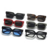 Wholesale European and American Fashion Large Frame Sunglasses Square Retro Versatile Sunglasses Anti-Uv Sunshade Glasses Factory