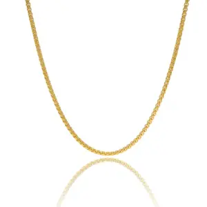 Square Pearl Gold Chain