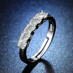 Y084 [Five-Star Stackable Ring]] / Adjustable Opening