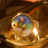 oly-7c05bfffd2e86b1d9633ab3a1f1faaa2 Wholesale French Retro Elegant Enamel Oil Painting Series Ring Baroque Natural Pearl Court Style High-grade Niche Jewelry