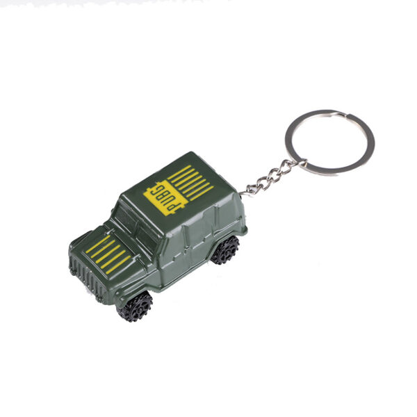 Wholesale Chicken game peripheral accessories metal key chain smoke bomb grenade bomb barrel Jedi survival gift pendant