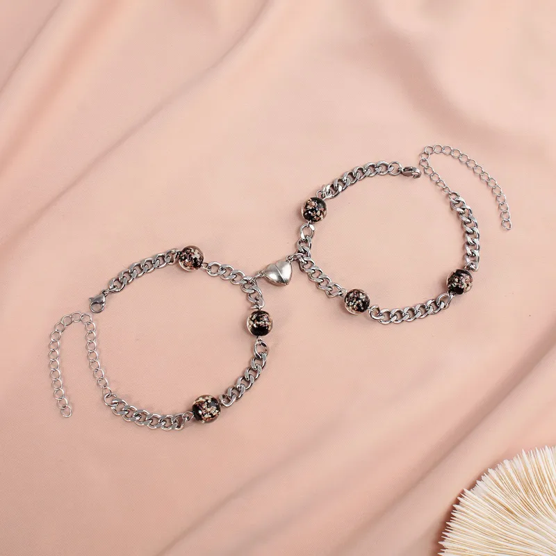 Wholesale Novelty Geometric 304 Stainless Steel No Inlaid Bracelets In Bulk