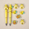 oly-7c431ff58e77f642dba3618d13f96f7a Wholesale in stock 3D cartoon bee silicone bead jewelry loose beads chilen DIY beaded pen stereo silicone beads