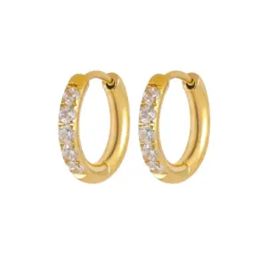 2.5 * 10mm Gold (a Pair)