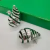 1 Pair Simple Style Water oplets Solid Color Plating Copper Ear Studs