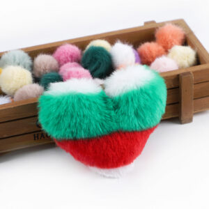 white mint green red / 10cm (eight ring key chain)