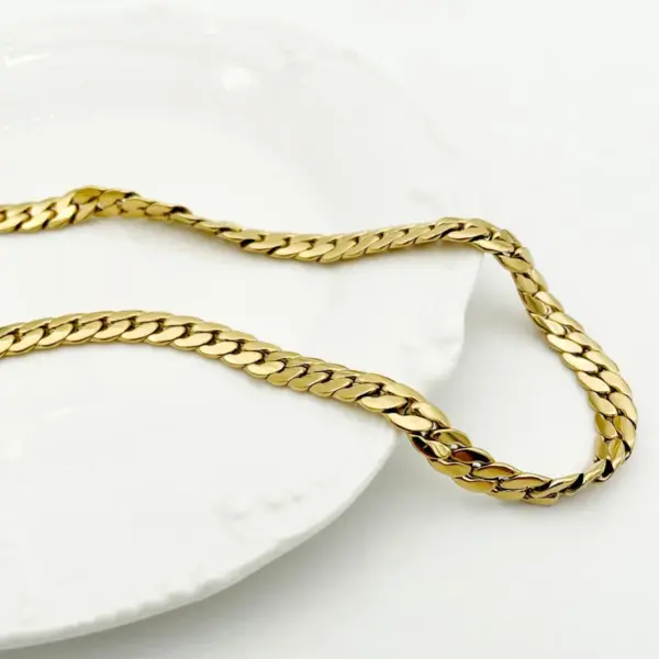 Wholesale Jewelry Fashion Geometric 304 Stainless Steel 14K Gold Plated Plating Stainless Steel Necklaces