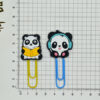 Wholesale Random 50pcs Cartoon National Treasure Panda Student Paper Clip Bookmark