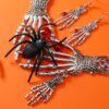 Wholesale Cross-Border New Amazon Popular Ghost Hand Skull Necklace Earrings Halloween Jewelry Set Combination Manufacturer