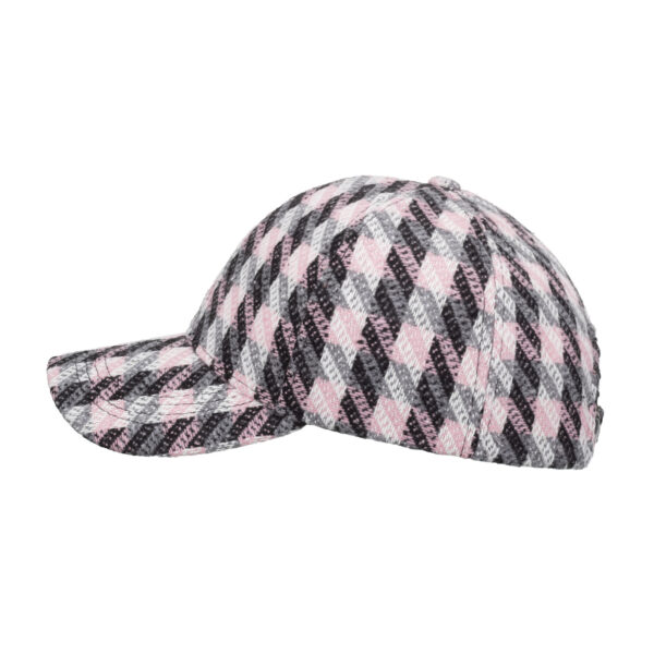 Wholesale European and American new autumn and winter plaid diagonal striped peaked cap baseball cap unisex sun hat B1117