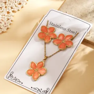 C / Size: 27*28mm; Chain Length: Approximately 450mm; Pin Thickness: Approximately 0.8mm / 1 Set/Package