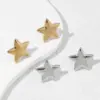 Wholesale PVD Coated 18K Gold Plated Star Stainless Steel IG Style Artistic Waterproof Non Tarnish Ear Studs