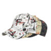 Wholesale Spring New Korean Style Hat Fashion Printed Sunscreen Sunshade Hat Personalized Hard Top Baseball Cap Cap B1158