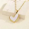 Wholesale Jewelry Simple Style Classic Style Cross 201 Stainless Steel 304 Stainless Steel Brass Zircon 18K Gold Plated Plating Inlay Pendant Necklace Lip Chain