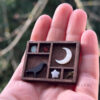 Wholesale Miniature Trinket Shelf Wooden Miniature Jewelry Rack Mini Collection Rack Antique Rack