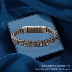 Dragon scale rotating bracelet 18cm ( 40kg-60kg ) with / Vintage thai silver