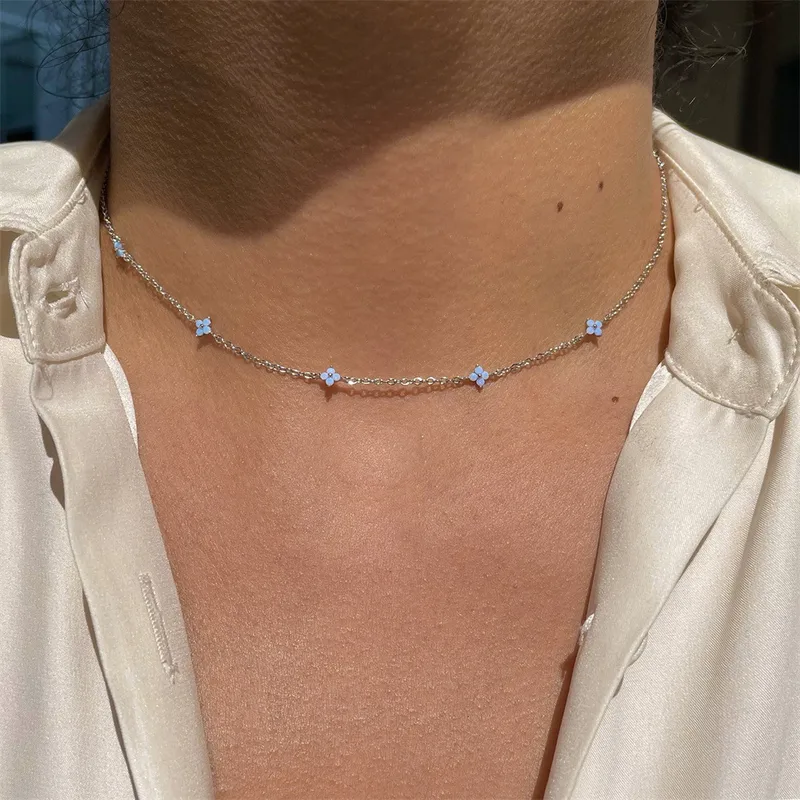 Wholesale Casual Sweet Geometric Copper Zircon Necklace In Bulk