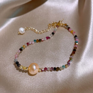 8# bracelet-colored freshwater pearl