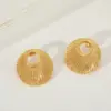 Wholesale 1 Pair Cute Simple Style Round Heart Shape 304 Stainless Steel 18K Gold Plated Ear Studs