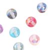 Wholesale Fine flash cat eye starry sky star drill ball straight hole beads DIY mobile phone chain key chain bag chain accessories